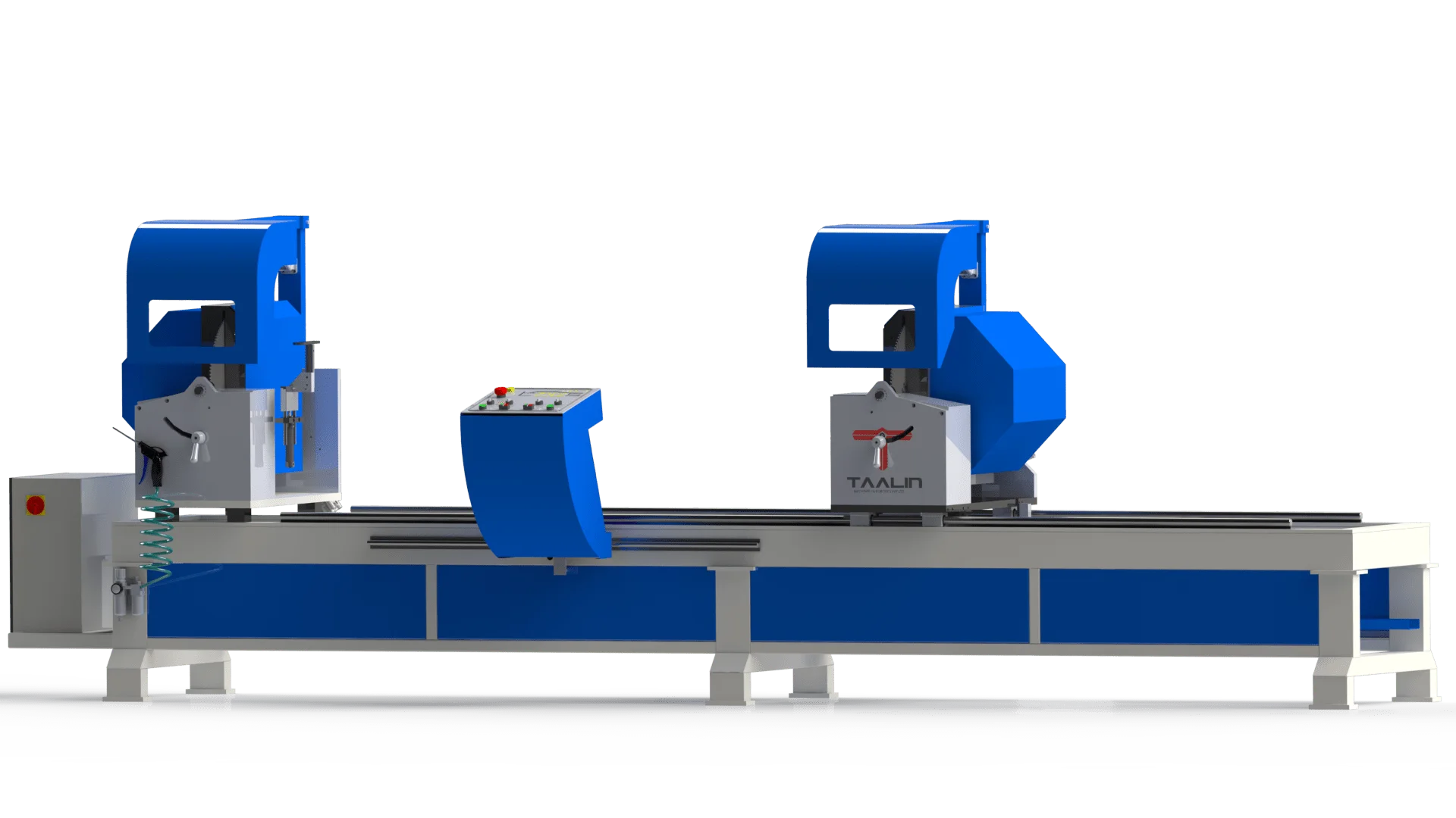 Manual Double Head Cutting Machine/500mm Saw/4000mm/Aluminium